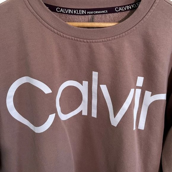 Calvin Klein Performance Crew Neck Pullover Sweatshirt - Picture 7 of 11